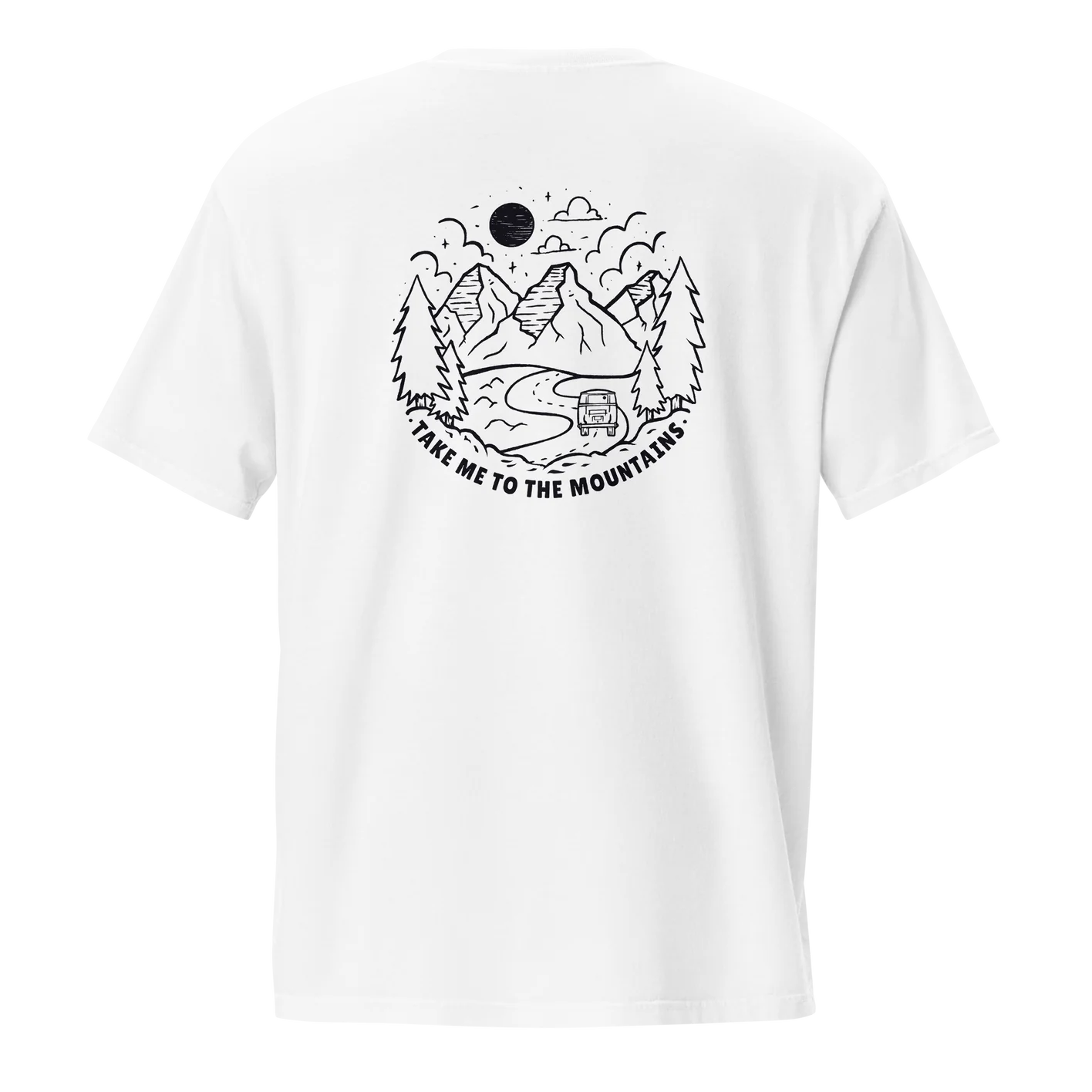 Take Me To The Mountains Dyed Pocket T-Shirt