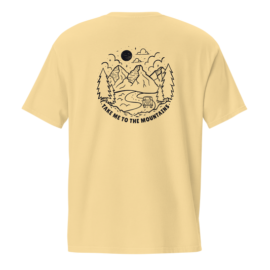 Take Me To The Mountains Dyed Pocket T-Shirt