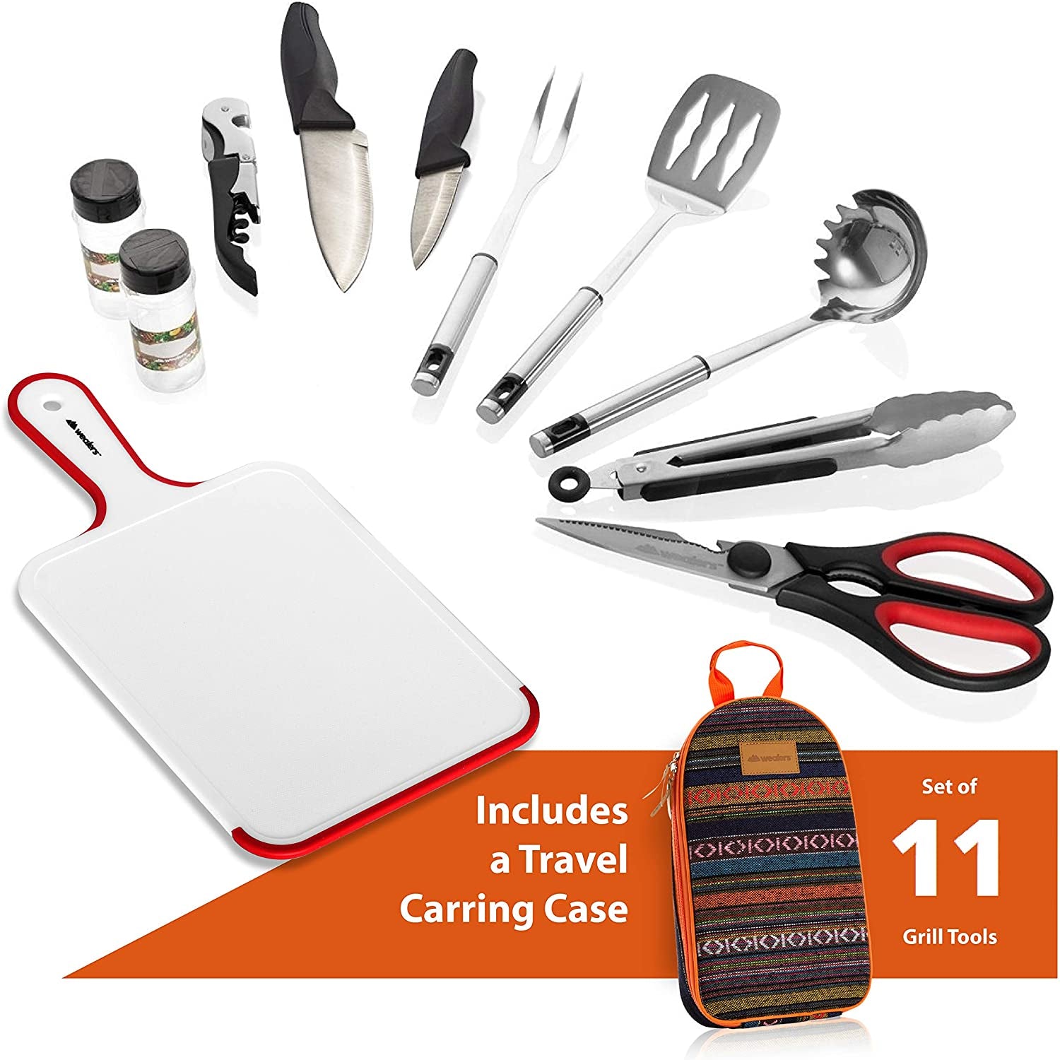 Compact Camp Kitchen Cooking Utensil Set