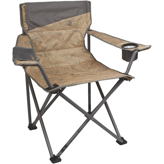 Oversized Big-N-Tall Quad Chair with Cup Holder & Side Pocket