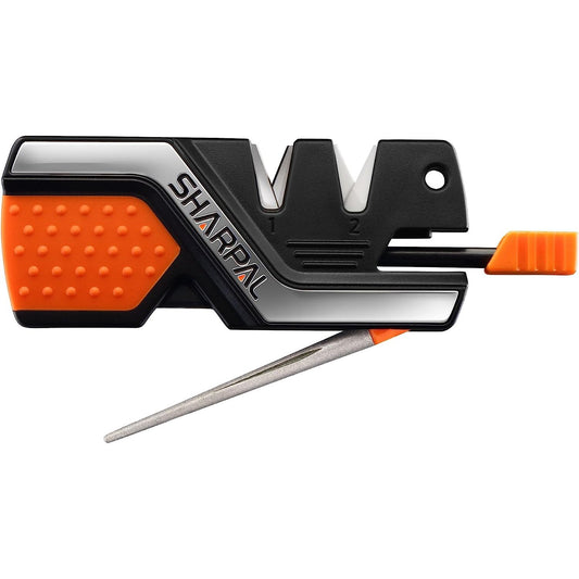 6-In-1 Pocket Knife Sharpener & Survival Tool